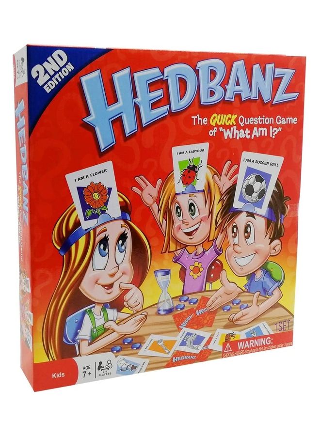HedBanz Game 2nd Edition The Quick Question Game Of What Am I? 10.3 x 10.3 x 2inch