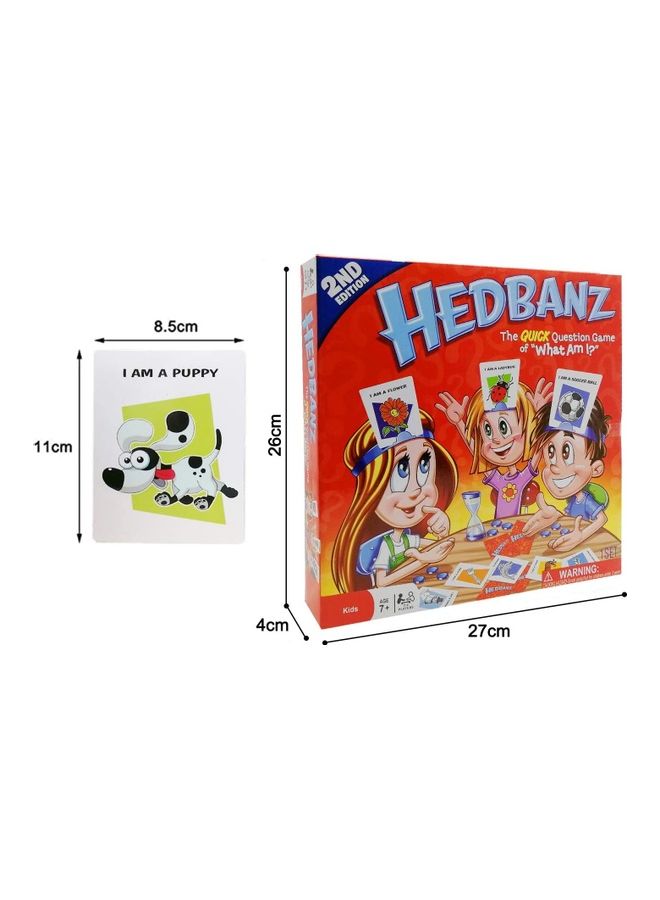HedBanz Game 2nd Edition The Quick Question Game Of What Am I? 10.3 x 10.3 x 2inch