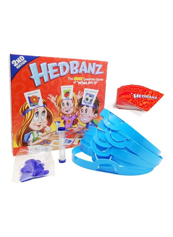 HedBanz Game 2nd Edition The Quick Question Game Of What Am I? 10.3 x 10.3 x 2inch