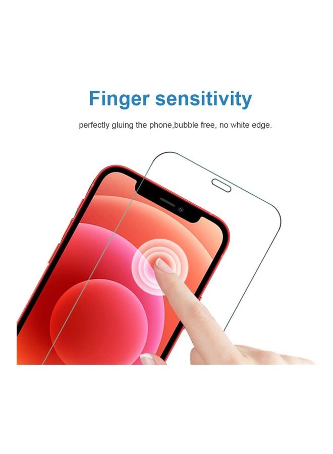 3-Pack Tempered Glass For iPhone 12 Mini (5.4") Screen Protector, Easy Installation Clear