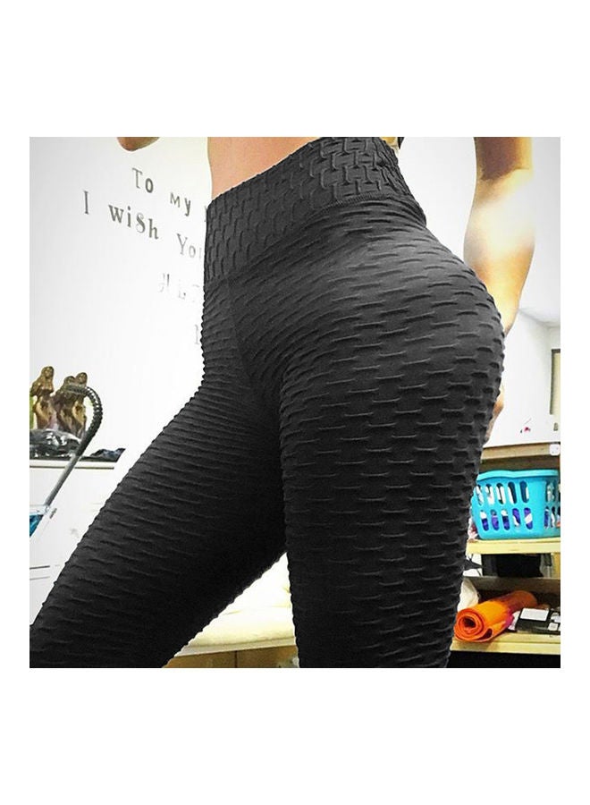بنطال رياضي بقصة ضيقة، وخصر مرتفع. L - Image 4