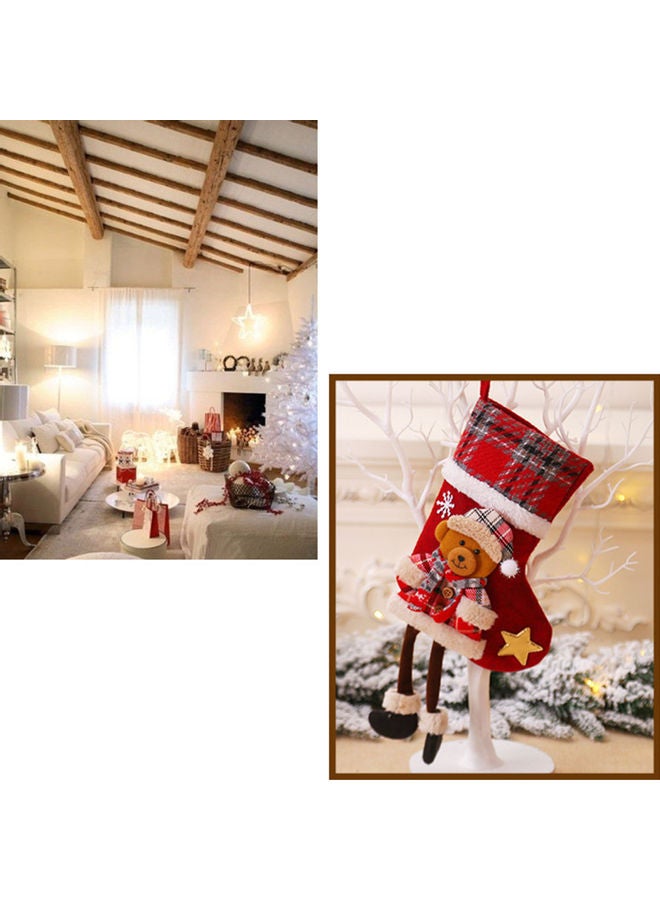 Christmas New Style Creative Doll Christmas Socks And Christmas Tree Pendant multicolor 34.0x18.0x5.0cm - Image 3