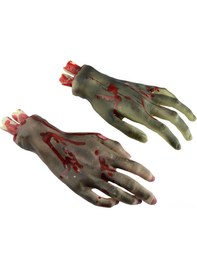 Generic - Halloween Horror Props Fake Human Arm Hands And Foot Skin color 21.0x9.0x5.0mm - Image 1