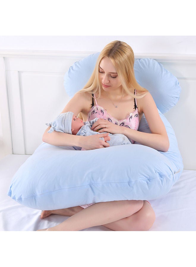 وسادة للحوامل مع غطاء من القطن قابل للغسل نسيج جملي 30.0x30.0x25.0سم - Image 3