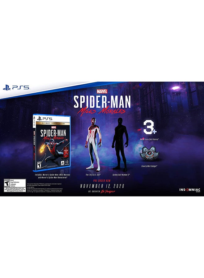 Sony - Marvel's Spider Man Miles Morales Ultimate Edition English/Arabic (KSA Version) - adventure - playstation_5_ps5 - Image 1