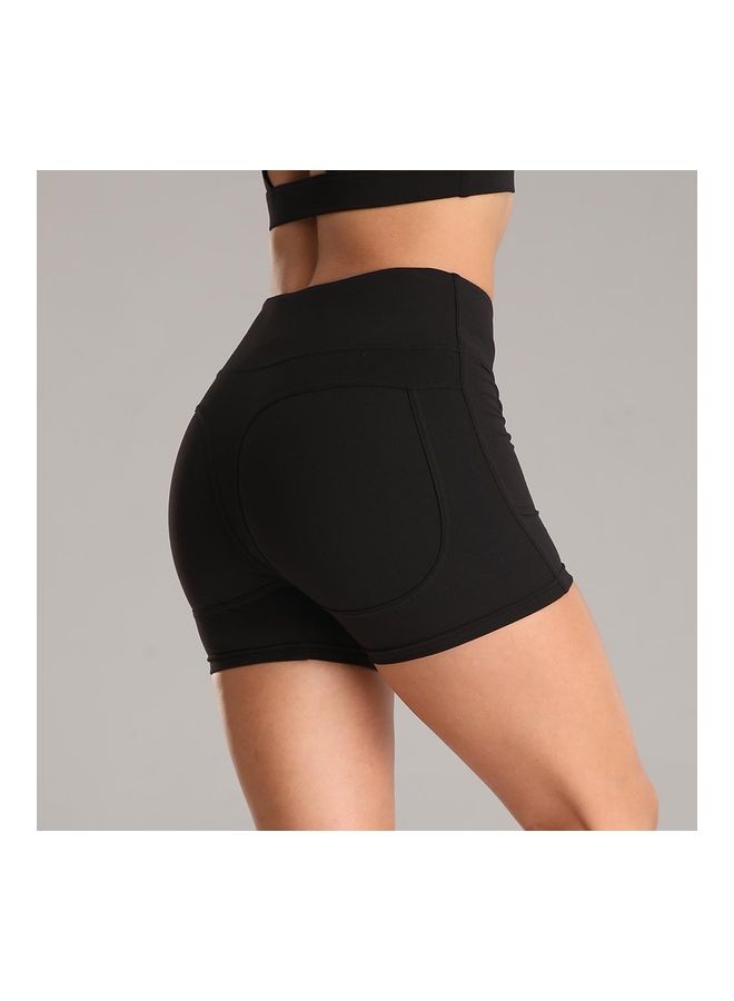 Generic High Waist Quick Dry Yoga Shorts M  - Image 1