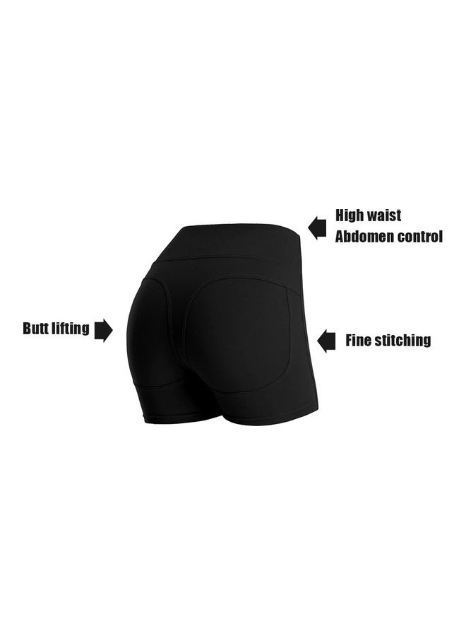 Generic High Waist Quick Dry Yoga Shorts M  - Image 3
