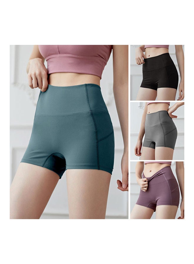Generic High Waist Seamless Yoga Shorts M  - Image 5