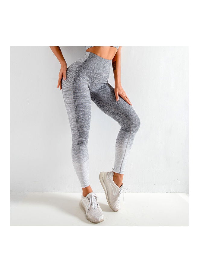 High Waist Bodycon Sports Pants M - Image 3