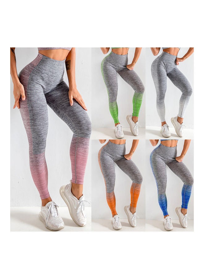 High Waist Bodycon Sports Pants M - Image 4