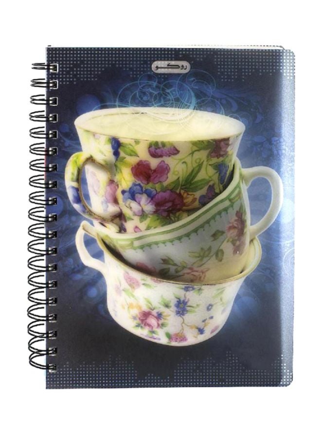 روكو دفتر ملاحظات تسطير مزدوج متعدد الألوان