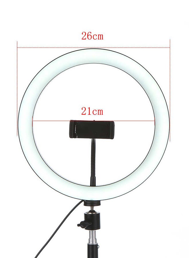 Generic - 5V DC 7W LED Light Selfie Camera Lamp With Telescopic Tripod Multicolour 1180grams - Image 1