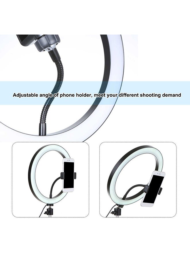 Generic - 5V DC 7W LED Light Selfie Camera Lamp With Telescopic Tripod Multicolour 1180grams - Image 1