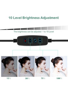Generic 5V DC 7W LED Light Selfie Camera Lamp With Telescopic Tripod Multicolour 1180grams  - Image 5