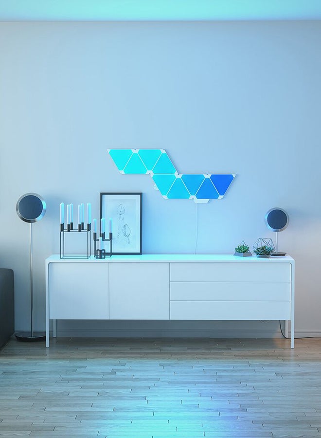 Nanoleaf - Light Panels Smarter Kit Rhythm Edition (9 panels + 1 controller) Multicolour - Image 1