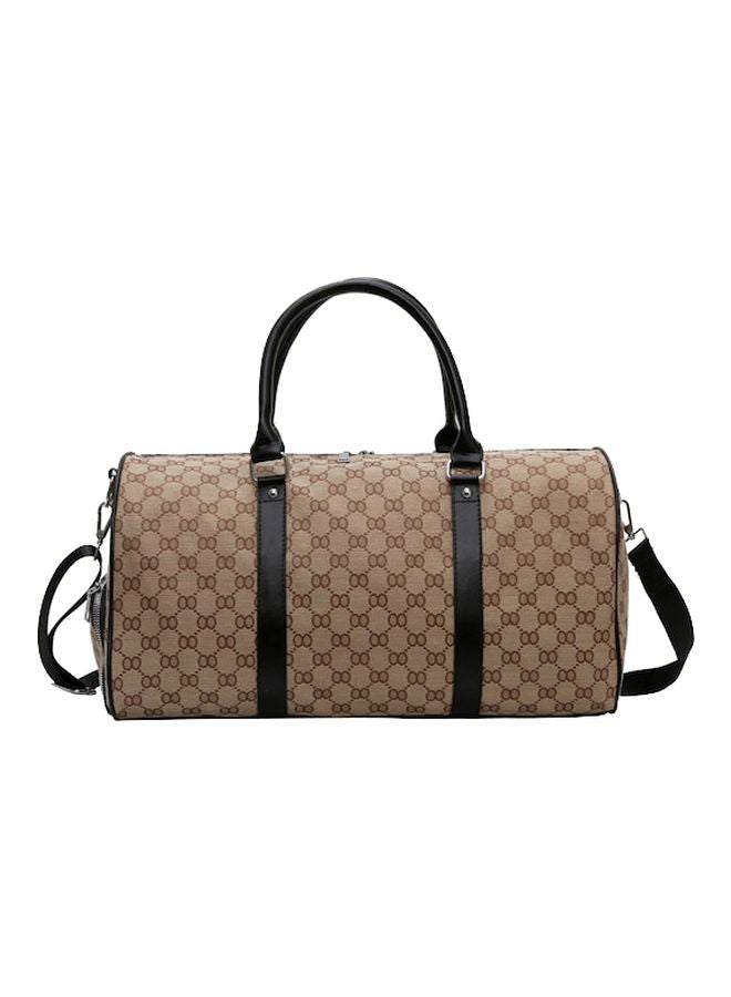 Beauenty - Printed Duffel Bag Brown/Black - Image 1
