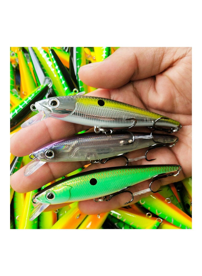Generic - 9.5cm 10g Minnow Fishing Lures Artificial Hard Swimbait Floating Lure Freshwater Saltwater Pike Bass Fishing Bait 02 15*2.3*4.2cm - Image 1