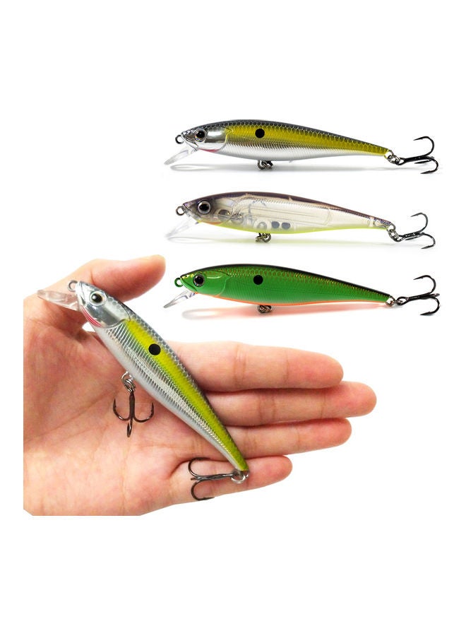 Generic - 9.5cm 10g Minnow Fishing Lures Artificial Hard Swimbait Floating Lure Freshwater Saltwater Pike Bass Fishing Bait 02 15*2.3*4.2cm - Image 1