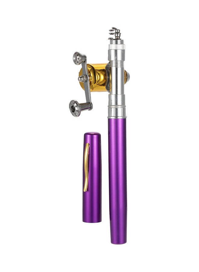 Generic Telescopic Portable Pocket Pen Fishing Rod Reel Combo Kit Set Minii Pen Fishing Rod Pole and Reel Set 26*4*10.5cm  - Image 3