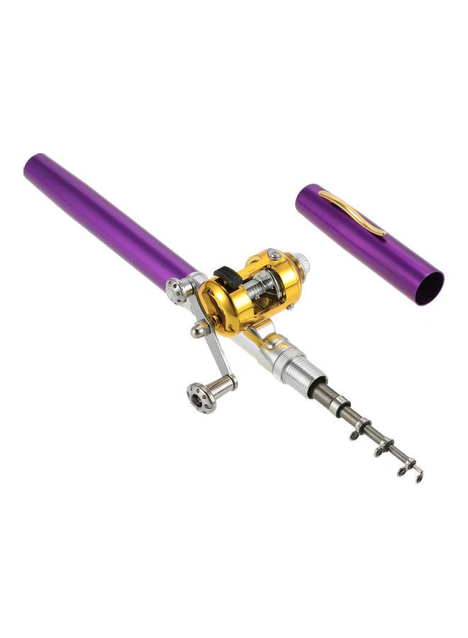 Generic Telescopic Portable Pocket Pen Fishing Rod Reel Combo Kit Set Minii Pen Fishing Rod Pole and Reel Set 26*4*10.5cm  - Image 4