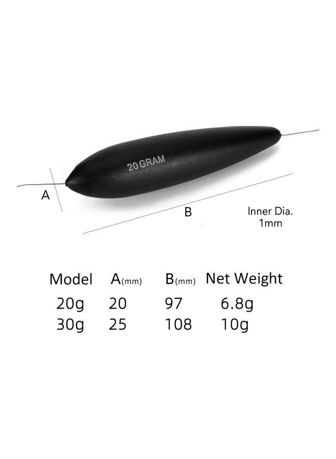 Generic - 5-Piece EVA Inline Float With Bell 14x2x12cm - Image 1
