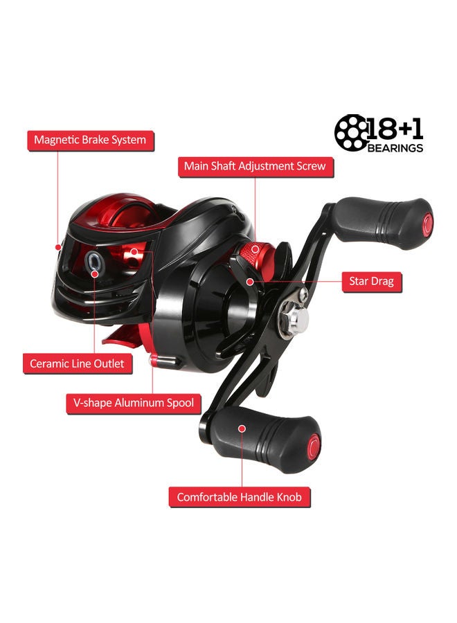 Generic Right Handed 18+1BB Baitcasting Fishing Reel  - Image 5