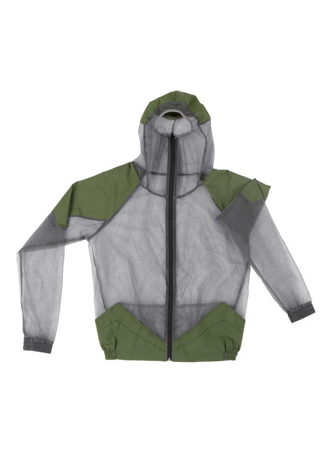 Generic Outdoor Mosquito Repellent Suit Bug Jacket Mesh Hooded  XXXL 15*1*12cm - Image 3
