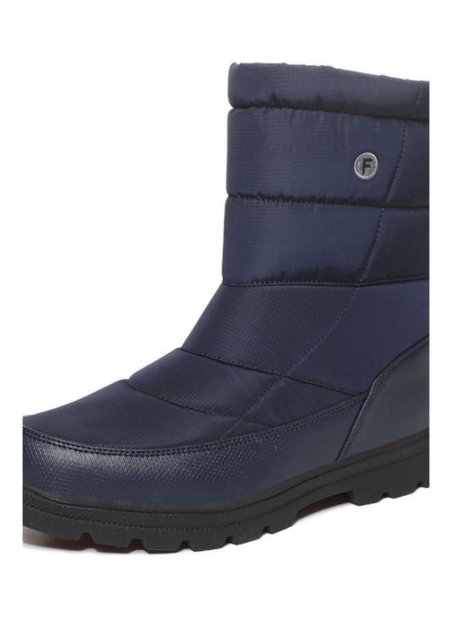 Beauenty High Top Simple Cotton Shoes Blue  - Image 2