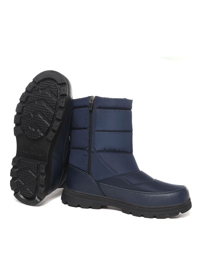 Beauenty High Top Simple Cotton Shoes Blue  - Image 1