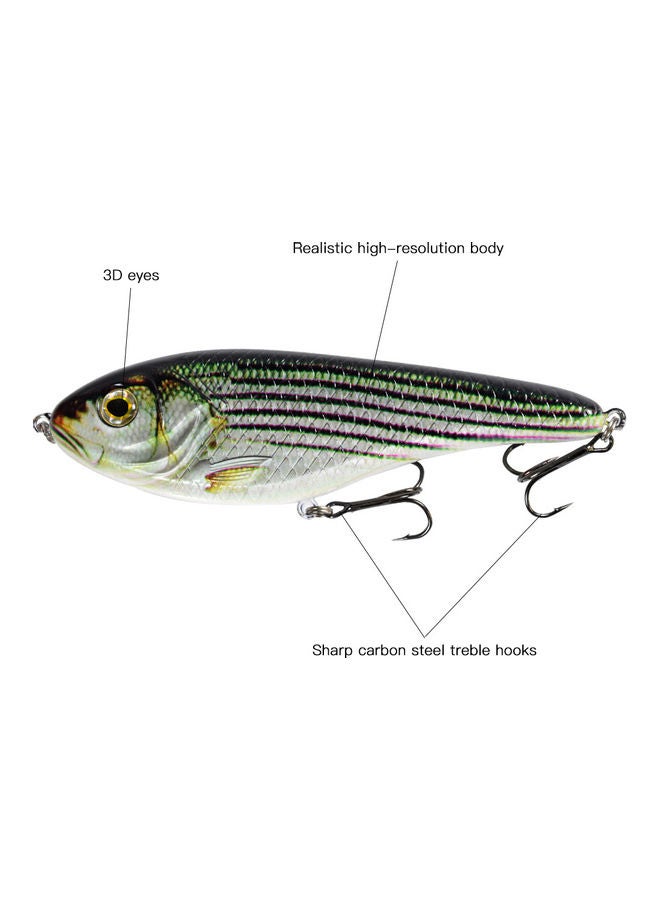 Generic 5.9in / 2.9oz Bionic Fishing Lure Hard Body Sinking Bait Fishing Bass Lure Fishing Lure  06 17*2.5*6.5cm  - Image 4