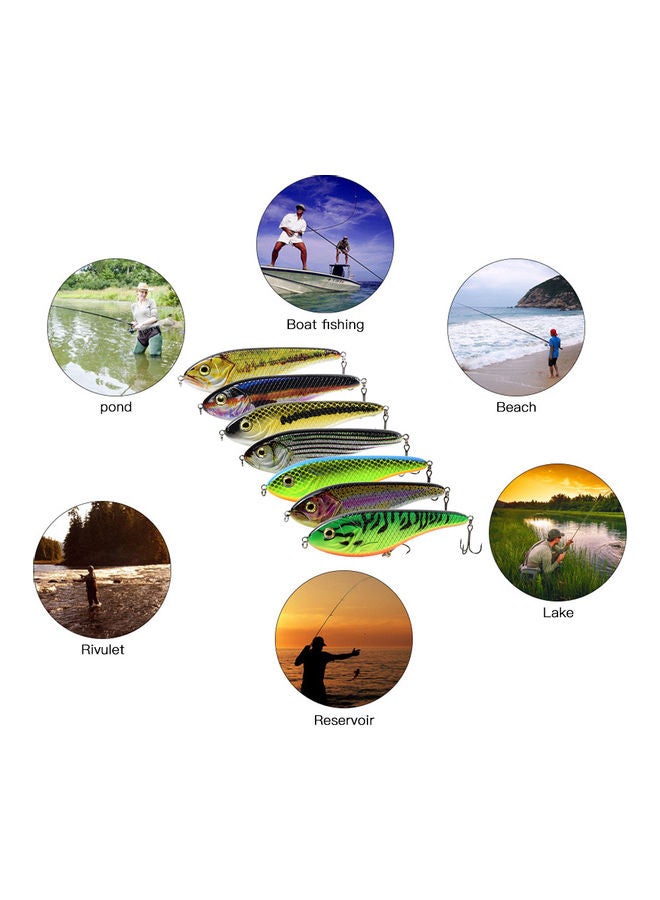 Generic 5.9in / 2.9oz Bionic Fishing Lure Hard Body Sinking Bait Fishing Bass Lure Fishing Lure  06 17*2.5*6.5cm  - Image 5