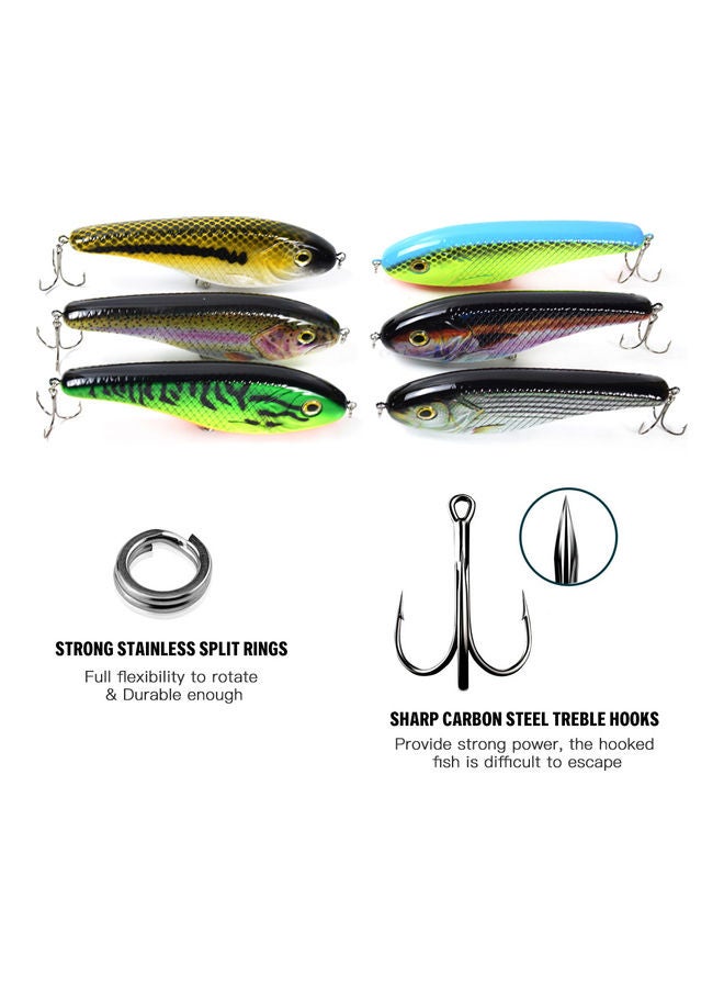 Generic 5.9in / 2.9oz Bionic Fishing Lure Hard Body Sinking Bait Fishing Bass Lure Fishing Lure  05 17*2.5*6.5cm  - Image 3