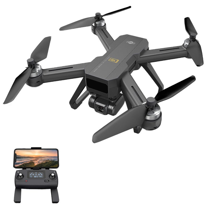 Mjx - MJX B20 EIS GPS RC Drone with Camera 4K Brushless Motor 5G Wifi FPV Optical Flow Positioning Quadcopter Electronic Image Stabilization Point of Interest Waypoint Flight 600m Control Distance 22mins Flight Time - Image 1