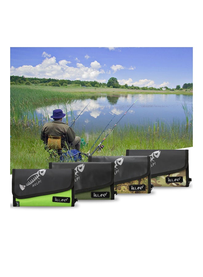 Generic Fishing Jig Bag Portable Folding Fishing Bag Pouch for Soft Lures Baits 22*2.5*13cm - Image 4