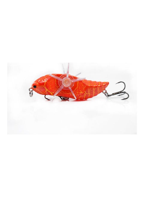 Cicada Lures with Rotational Double Propeller Wings Bionic Fishing Lure Floating Bait Artificial Bait Lifelike Insect Fishing Tackle 3in/0.5oz 05 14*4.5*8cm