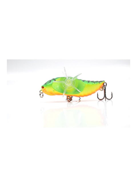 Cicada Lures with Rotational Double Propeller Wings Bionic Fishing Lure Floating Bait Artificial Bait Lifelike Insect Fishing Tackle 3in/0.5oz 04 14*4.5*8cm