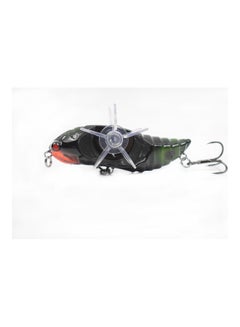 Cicada Lures with Rotational Double Propeller Wings Bionic Fishing Lure Floating Bait Artificial Bait Lifelike Insect Fishing Tackle 3in/0.5oz 03 14*4.5*8cm
