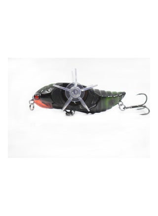 Cicada Lures with Rotational Double Propeller Wings Bionic Fishing Lure Floating Bait Artificial Bait Lifelike Insect Fishing Tackle 3in/0.5oz 03 14*4.5*8cm - v1606150398/N42576139A_1