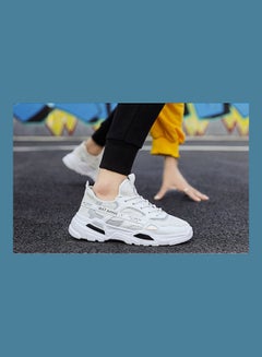 Beauenty Lightweight Lace-Up Running Shoes White  - Image 2