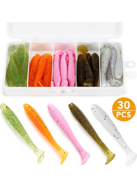 Artificial Soft Fishing Lure Artificial Silicone Worm Bait Fishing Bait Tackle Tool 03 16*2.5*9cm