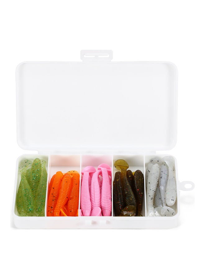 Generic - Artificial Soft Fishing Lure Artificial Silicone Worm Bait Fishing Bait Tackle Tool 03 16*2.5*9cm - Image 1