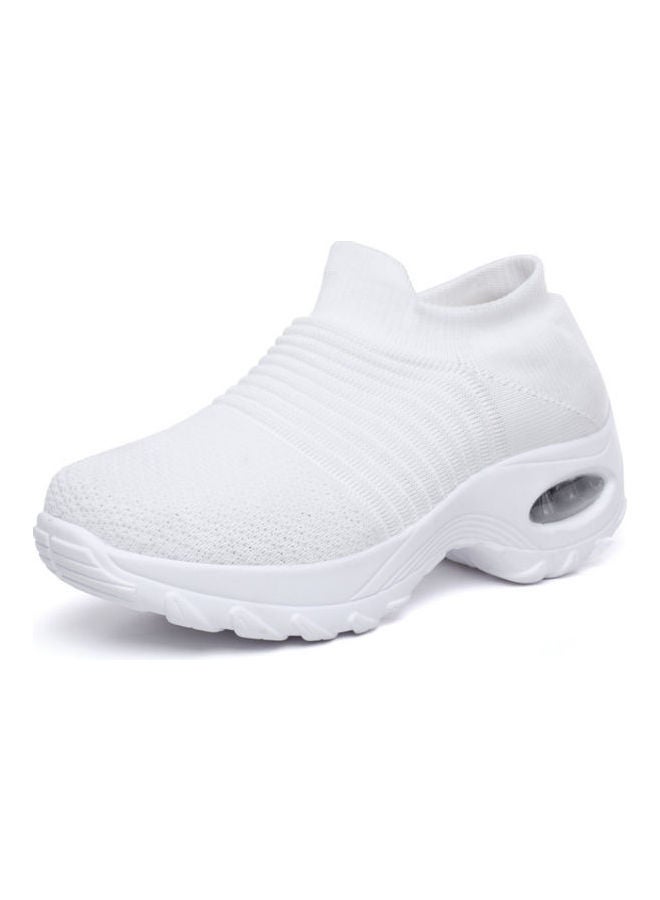 Beauenty Flying Knitted Lightweight Sport Shoes White