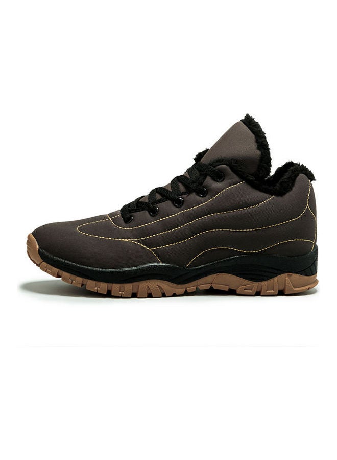 Beauenty Fur Detail Mountains Hiking Boots Brown  - Image 1