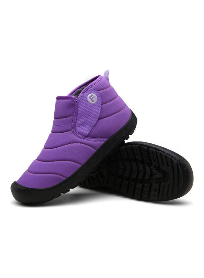 Beauenty Winter Slip-On Snow Boots Purple/Black  - Image 3