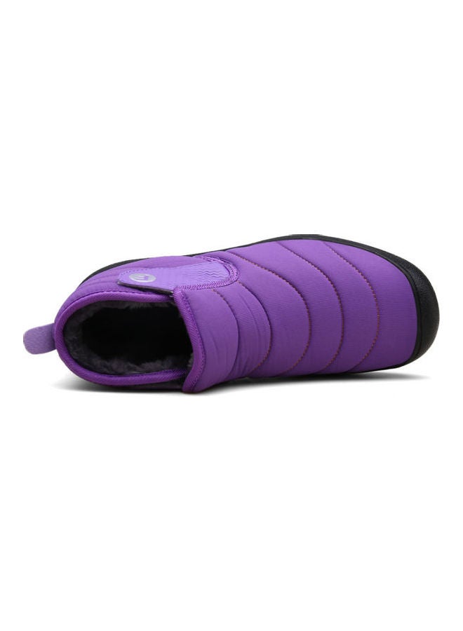 Beauenty Winter Slip-On Snow Boots Purple/Black  - Image 5