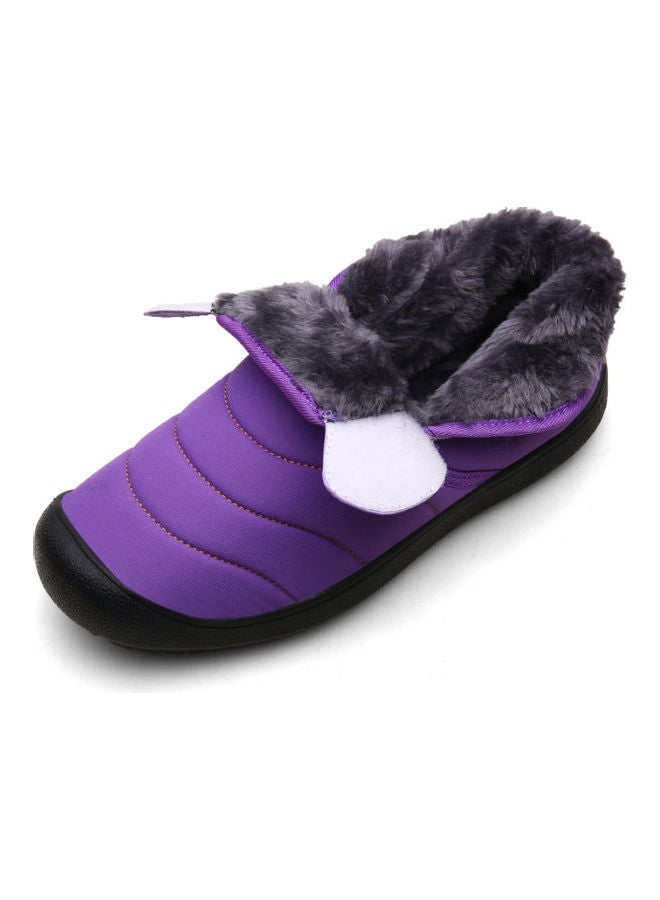 Beauenty Winter Slip-On Snow Boots Purple/Black  - Image 4