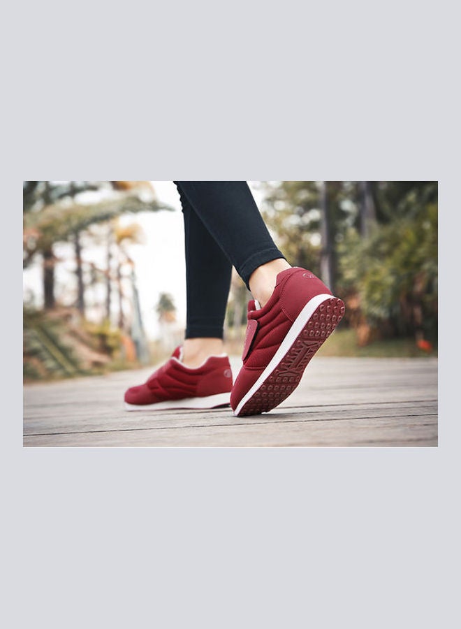 Beauenty Anti-Skid Strap Round Toe Velcro Training Shoes Red/White  - Image 3