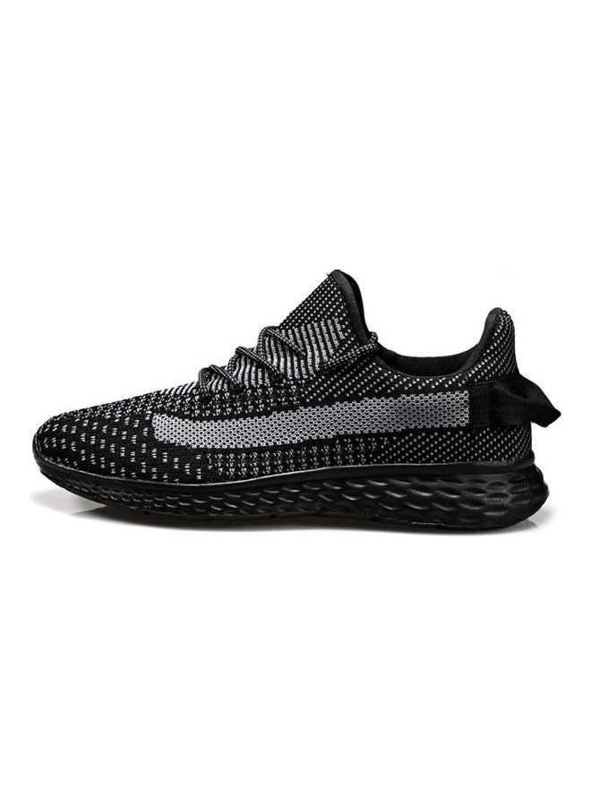 Beauenty Men's Lace-Up Running Shoes Black/Grey - Image 1