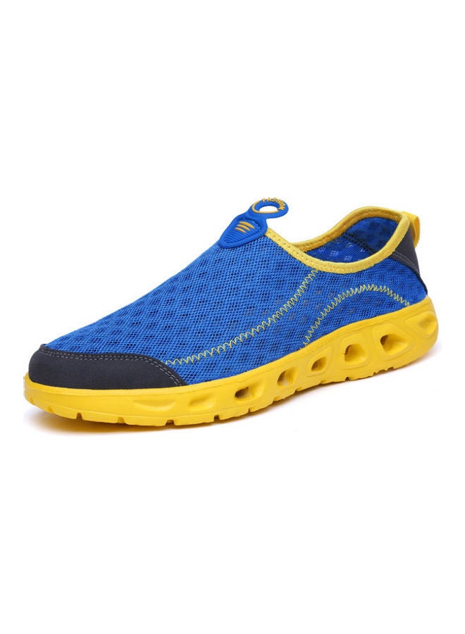 Beauenty Slip-On Training Shoes Blue/Yellow - Image 1