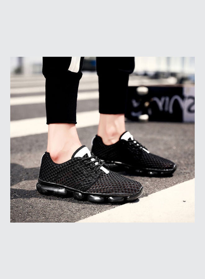 Beauenty Casual Lace-Up Running Trainers Black - Image 4